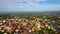 Cityscape in Asia, aerial view. Vigan City on Luzon Island