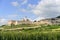 Cityscape Assisi basilica and monastery