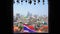 Cityscape of Bangkok with National Thai flag, Thailand