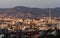 Cityscape of Banja Luka at evening