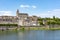 Cityscape of Blois and Loire river, France