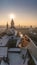 Cityscape of The Bridge of Lies Sibiu Romania early in the winter morning