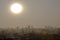 Cityscape of Cairo, Egypt, on a hazy summer afternoon