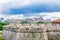 Cityscape of Cartagena with city wall