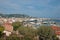 Cityscape of central Cannes and marina