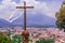 Cityscape from Cerro de la Cruz Antigua - Guatemala