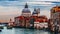 Cityscape Church Venice Traveling Concept