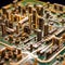Cityscape on Circuit: AI-Generated Miniature Metropolis
