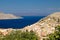 Cityscape of colorful Greek Symi island