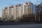 Cityscape: construction of the residential complex `Riviera`, 34a Gorky Street.