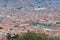 Cityscape of Cusco, Peru, from above