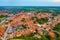 Cityscape of Danish town Ribe