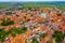 Cityscape of Danish town Ribe