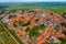 Cityscape of Danish town Ribe