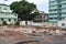 Cityscape of dirt site in Havana