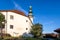 Cityscape of DomaÅ¾lice, Domazlice, Czech republic ,Tschechische Republik. ChodskÃ½ hrad  Muzeum Chodska