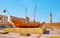 The cityscape of Dubai with Al Fahidi Fort and dhow boat, UAE