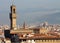 Cityscape of Florence with Palazzo Vecchio