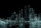 Cityscape futuristic 3d city neon light