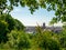 Cityscape of Gdansk with St. Mary`s Basilica. View from Gradowa Hill.