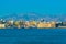 Cityscape of Greek port Heraklion at Crete island