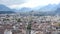 Cityscape in Grenoble, France.