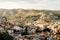 Cityscape of Guanajuato city with the Basilica of Our Lady of Guanajuato, Mexico