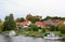 Cityscape of Havelberg (Germany, Saxony-Anhalt) with Havel River