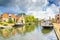 Cityscape Hindeloopen, Friesland the Netherlands