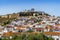 Cityscape of historic town of Estremoz, Alentejo. Portugal