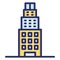 Cityscape, hong kong landmark Isolated Vector Icon which can be easily modified or edit