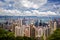 Cityscape of Hongkong city skyline from Victoria peak