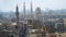 Cityscape of islamic Cairo with tall minarets