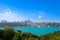 Cityscape of Istanbul and Bosphorus Bridge