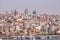 Cityscape of Istanbul at Golden Horn. Panorama of the old town with Galata tower in Karakoy District, Turkey. Touristic Destinatio