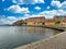 Cityscape of Karlskrona city in the South of Sweden