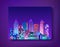 Cityscape landscape ultraviolet