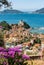 Cityscape of Lerici and Portovenere town - Liguria Italy