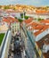 Cityscape of Lisbon downtown at sunset