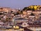 Cityscape of Lisbon, Portugal, seen from Miradouro Sao Pedro de