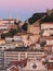 Cityscape of Lisbon, Portugal, seen from Miradouro Sao Pedro de