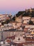 Cityscape of Lisbon, Portugal, seen from Miradouro Sao Pedro de