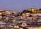 Cityscape of Lisbon, Portugal, seen from Miradouro Sao Pedro de