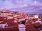 Cityscape of Lisbon, Portugal, seen from Portas do Sol