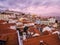 Cityscape of Lisbon, Portugal, seen from Portas do Sol,