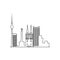cityscape london icon. Element of Cityscape for mobile concept and web apps icon. Outline, thin line icon for website design and