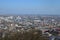 Cityscape of Lviv, Ukraine. Top view from Lysa Lion hill.