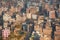 Cityscape of many buildings of Kathmandu, Nepal