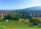 Cityscape of Maribor with vineyards Lower Styria, Slovenia