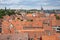 Cityscape of medieval city Quedlinburg